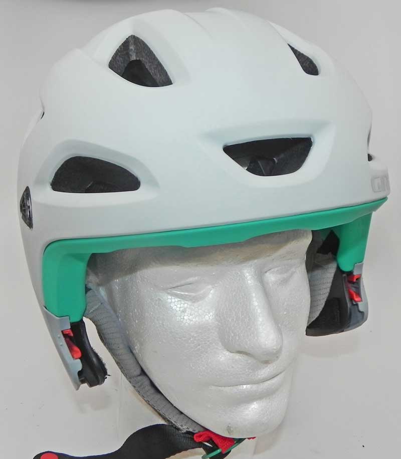 New Abus In-Vizz Cycling Helmet Medium 54-58cm White Integrated Visor 